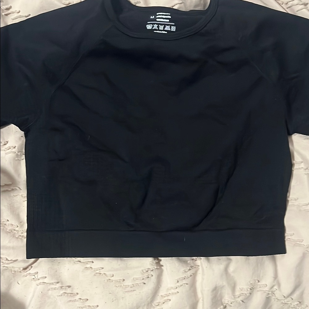 SHEIN Black Crop Top